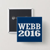 BADGE CARRÉ 5 CM WEBB 2016 (Devant & derrière)