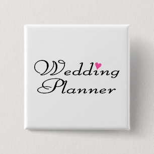 Badge Carré 5 Cm Wedding planner