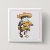 Badge Carré 5 Cm WENDELITO Square Button  (Devant)