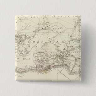 Badge Carré 5 Cm West MittelAfrica - Afrique centrale de l'Ouest