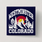 Badge Carré 5 Cm Westminster, Colorado (Devant)