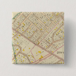 Badge Carré 5 Cm White Plains wards 2-3, New York