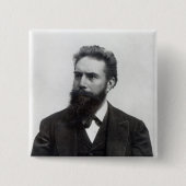 Badge Carré 5 Cm Wilhelm Rontgen (Devant)