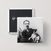 Badge Carré 5 Cm William Friese-Greene (Devant & derrière)