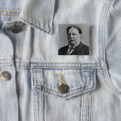 Badge Carré 5 Cm William Howard Taft (En situation)