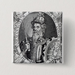 Badge Carré 5 Cm William le conquérant, 1618
