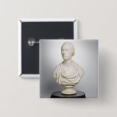 Badge Carré 5 Cm William Pitt (les 1759-1806) 1807 plus jeune (Devant & derrière)