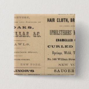 Badge Carré 5 Cm Willouchby H Reed and Company