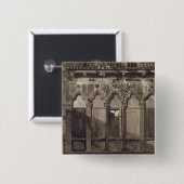 Badge Carré 5 Cm Windows Arabe, dans la mère Domini de Campo Santa (Devant & derrière)