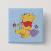 Badge Carré 5 Cm Winnie l'Ourson (Devant)
