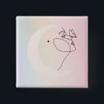 Badge Carré 5 Cm Woman<br><div class="desc">🖤</div>