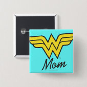Badge Carré 5 Cm Wonder Mom Classic (Devant & derrière)