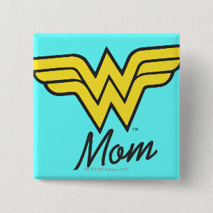 Badge Carré 5 Cm Wonder Mom Classic