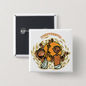 Badge Carré 5 Cm Xe (Devant & derrière)