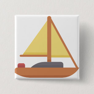Badge Carré 5 Cm Yatch
