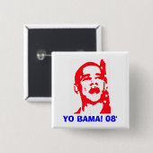 Badge Carré 5 Cm Yo Bama 08' (Devant & derrière)