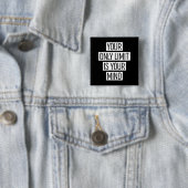 Badge Carré 5 Cm Your Only Limit (En situation)