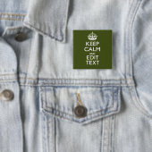 Badge Carré 5 Cm Your Text (En situation)