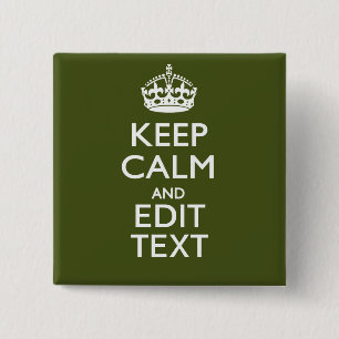 Badge Carré 5 Cm Your Text