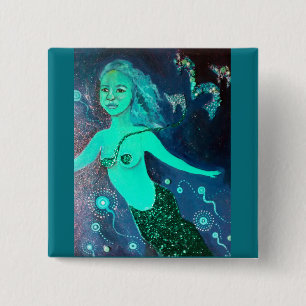 Badge Carré 5 Cm Yud a rendu boiteux le retour de Yud au bouton