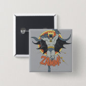 Badge Carré 5 Cm ZAMM Batman Graphic (Devant & derrière)