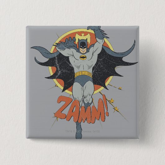 Badge Carré 5 Cm ZAMM Batman Graphic (Devant)