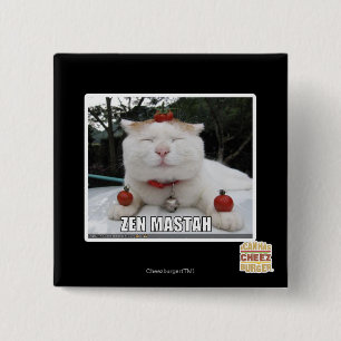 Badge Carré 5 Cm Zen Mastah