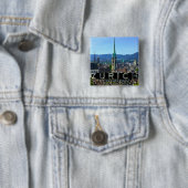 Badge Carré 5 Cm Zurich (En situation)