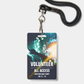 Badge Carte d'accès au Concert Pass (Face avec cordon)