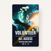 Badge Carte d'accès au Concert Pass (Devant)