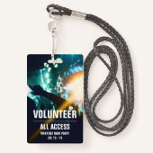 Badge Carte d'accès au Concert Pass (Derrière avec lanière)