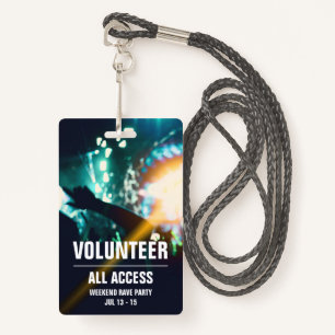 Badge Carte d'accès au Concert Pass