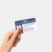 Badge Carte d'alerte d'identification de photo enfant pe (À main)