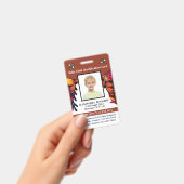 Badge Carte d'amusement d'identification du nom de la ph (Handheld)