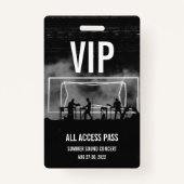 Badge Carte de concert personnalisée VIP All Access Pass (Devant)