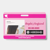 Badge Carte de licence de relation (Back)