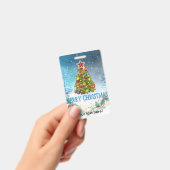 Badge Carte de Noël joyeux (Manuel / portable)