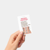 Badge CARTE DE RÉFÉRENCE - URGENCES ABDOMINALES - Double (Manuel / portable)