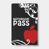 Badge Carte de salle de bain Apple Flouris Classroom pou (Arrière)