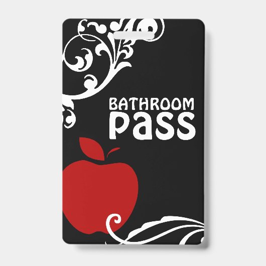 Badge Carte de salle de bain Apple Flouris Classroom pou (Avant)