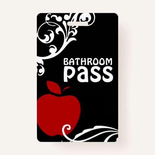 Badge Carte de salle de bain Apple Flouris Classroom pou (Devant)