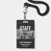 Badge Carte de spectacle VIP All Access Pass - Personnel (Avant avec lanière)