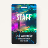 Badge Carte de spectacle VIP All Access Pass - Personnel (Dos)