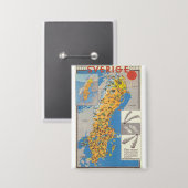 Badge Carte de Suède (Recto/Verso)