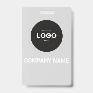 Badge Carte de visite professionnelle minimaliste avec p