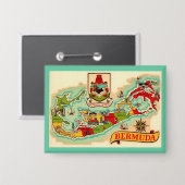 Badge Carte des Bermudes classiques (Recto/Verso)