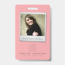 Carte d'identification professionnelle pour femmes