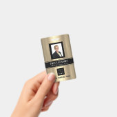 Badge Carte d'identité avec photo et code-barres Cadre d (Manuel / portable)