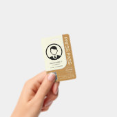 Badge Carte d'identité avec photo et code QR pour un acc (Manuel / portable)
