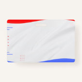 Badge Carte d'identité de l'agent d'assurance (Dos)